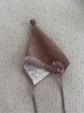 Organic mom baby elf bonnet